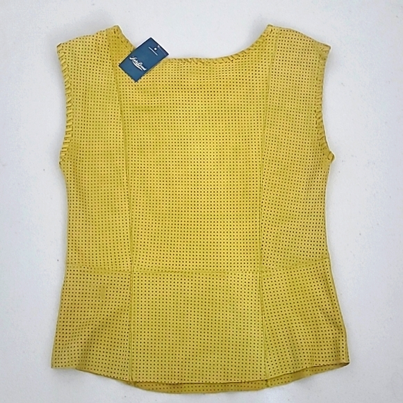Lucky Brand perforated leather top - Picture 4 of 4